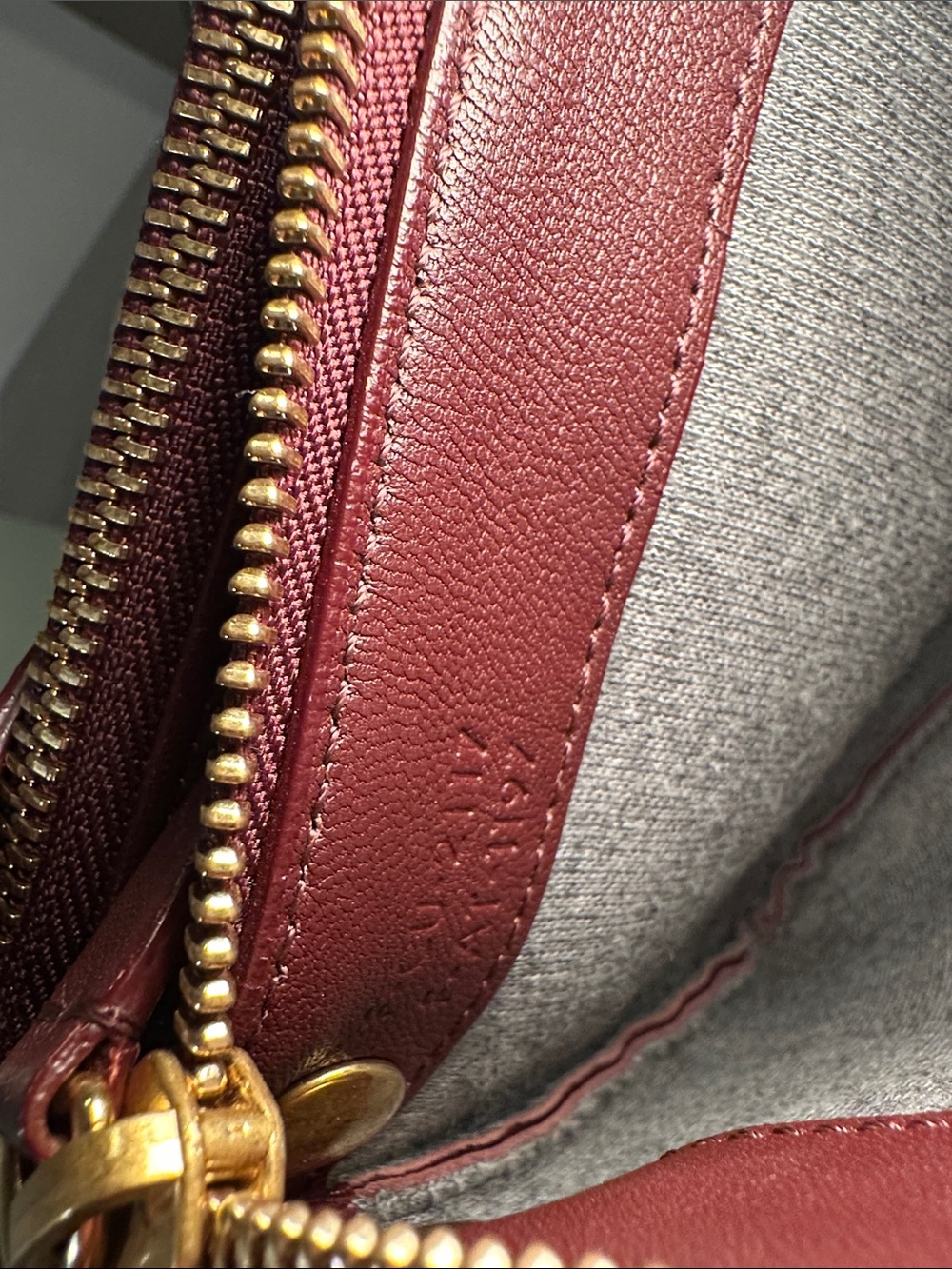 Celine Deep Burgundy Crossbody Bag - Picture 9 of 9